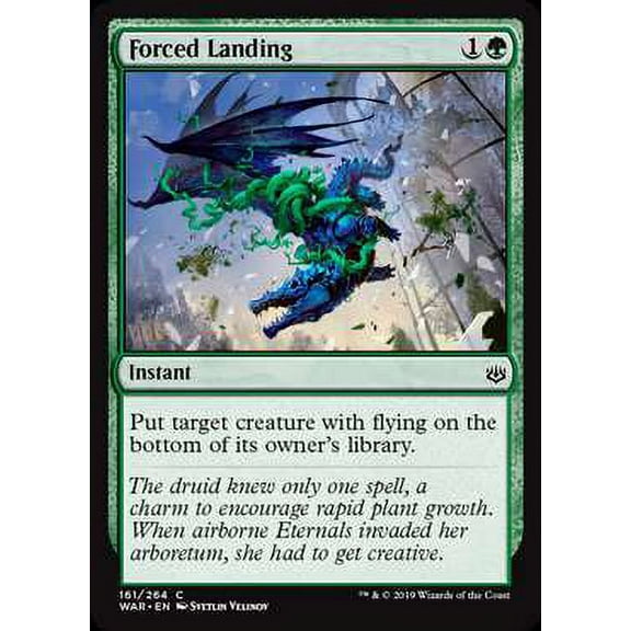 MtG War of the Spark Common Forced Landing (Foil) #161