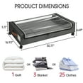 thumbnail image 4 of Yecaye 2 Pack Rolling Under Bed Storage Containers Bin with Wheels, Gray, 4 of 9