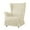 Beige, variant on ATJIA Wing Back Armchair Slipcover Armchair Covers 1 Piece Sofa Couch Cover Furniture Protector with Skirt