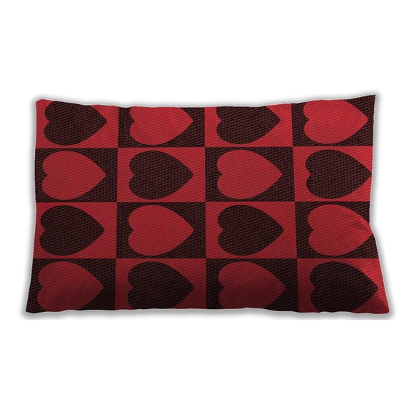 Ahgly Company Outdoor Rectangular Contemporary Lumbar Throw Pillow, 13 inch by 19 inch