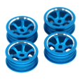 thumbnail image 3 of Juego de llantas de rueda de actualización de 0,8 "para WLtoys escala 1:28 todos los modelos P939 K979 K989 RC Car Azul perfke Llanta de rueda de coche azul RC, 3 of 4