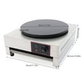 thumbnail image 3 of Electric Crepe Maker Machine Circular Frying Pan Griddle Pancake Stove 1700W, 3 of 12