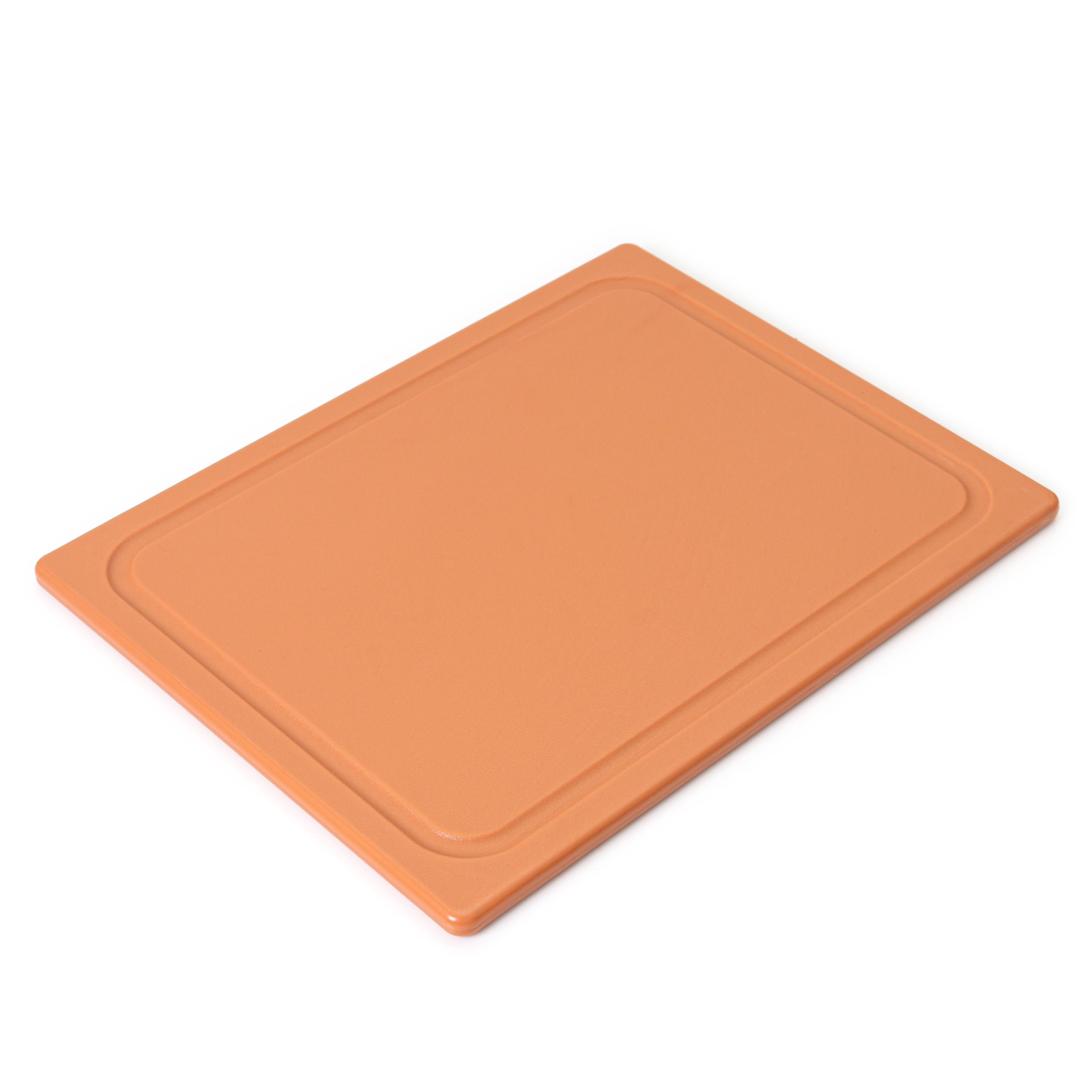 Dexas 10 x 13 Poly Cutting Board with Juice Well in Sandstone