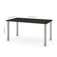 thumbnail image 2 of Bestar Universel Table de bureau 59L avec pattes de métal carrées  - Gris profond, 2 of 2