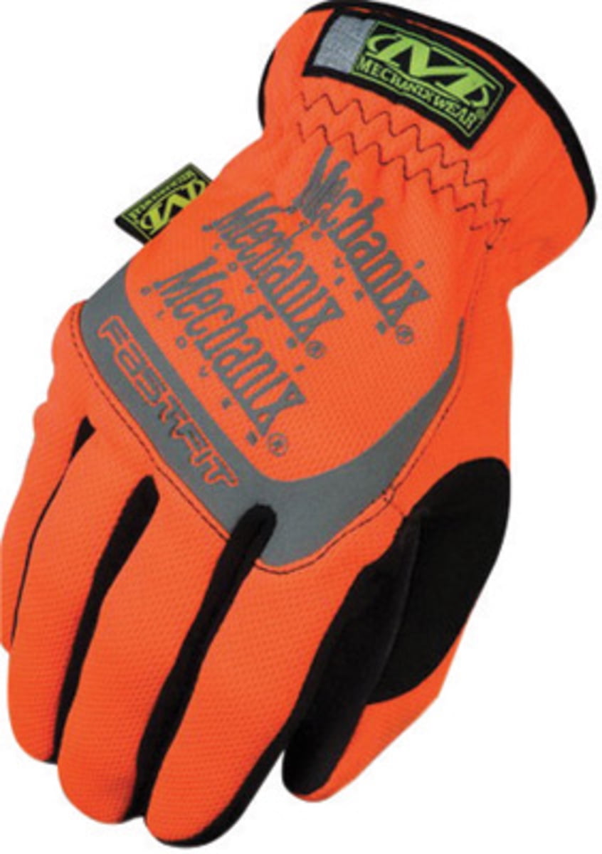 Mechanix Wear XLarge HiViz Orange FastFit Full Finger Synthetic