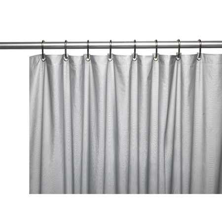 3 Gauge Vinyl Shower Curtain Liner With Metal Grommets And Magnets