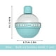 thumbnail image 2 of Molde para cubitos de hielo esféricos grandes de 6 cm | Fabricado en ABS | Diseño de fácil desmoldeo | Derrite lentamente | No tóxico e inodoro | Enfriador de bebidas para verano | 1 paquete, 2 of 2