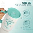 thumbnail image 4 of Vaso SANDJEST de 40 oz con mango aislante de acero inoxidable, 4 of 8