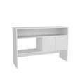thumbnail image 2 of Console Table 31.8" H, White - 2 Doors And 3 Shelves For Efficient Storage Crafted From Strong Engineered Wood Ideal Various Rooms Fashionable Look & Modern Sleek Design Made Of Living Rooms,, 2 of 2
