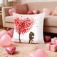 thumbnail image 4 of CaiYueKe Valentines Day Throw Pillow Covers - Holiday Decor Cushion Case for Sofa Couch Chair Living Room Bedroom, Soft Decorative Accent Pillowcase Home Decorations Gift, 4 of 7