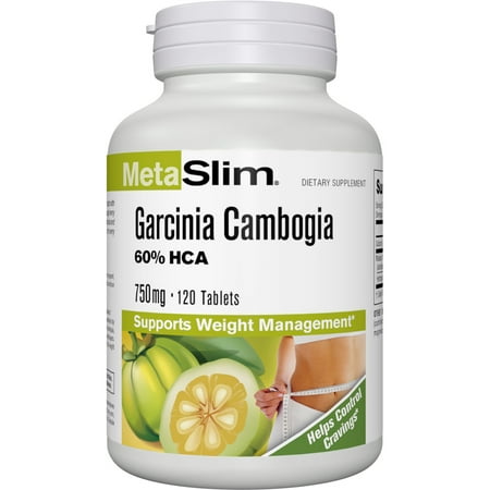 MetaSlim Garcinia Cambogia HCA 60% 750 mg, 120 Ct