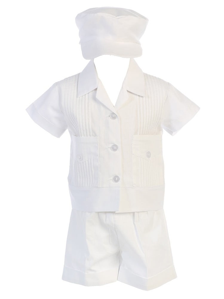 baptism shorts outfit