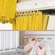 thumbnail image 4 of 25 Pcs Curtain Gliders Curtain Rail Slider Hooks Curtain Gliders with Folding Hooks Curtain Track Glider Hooks for 11mm Rails, 4 of 5
