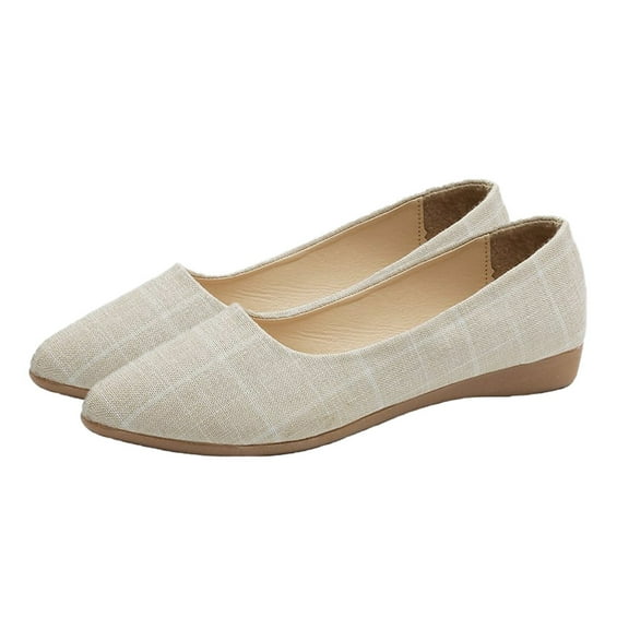 1 Pair of Women Flat Shoes for Spring Summer Comfortable Pointed Shoes