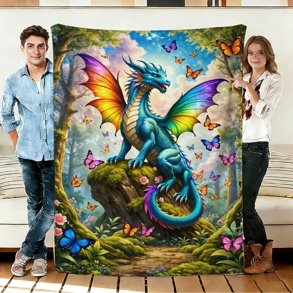 FLASHLUMI 30"×40" Soft Sherpa Blanket, Cozy Plush Warm Throw Blanket for Couch Bed Sofa Home Office Decor