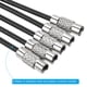 thumbnail image 4 of Cable de Llavero de Alambre de Acero Inoxidable de 3.5 Pulgadas, Negro, Paquete de 15, 4 of 6