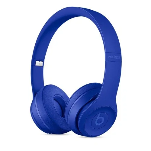 Restored Beats Solo 3 Wireless On-Ear Headphones - Break Blue MQ392ZM/A - Headphones Only