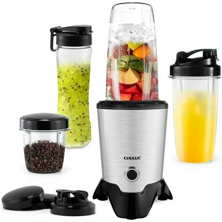 

Bullet Blender 1000 watt high speed milkshake and smoothie blender Countertop kitchen blender for frozen fruits and vegetables 35oz and 15oz capacity with two mixing cups and 20oz travel bottle