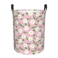 thumbnail image 6 of Lsque Daisies Flowers pattern Laundry Hamper Basket, Tall Woven Rope Hamper Basket for Clothes, Lightweight Storage Basket, Collapsible Waterproof-Medium, 6 of 8
