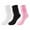 Socks for Women Pink 01, variant on Sinpiling 3 Pack Womens and Mens Knee-High Scrunch Socks Unisex Casual Solid Comfort Knitted Stretchy Slim Thermal Warm Boot Stockings Sock