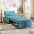 thumbnail image 5 of PARKWELL Upholstered Sofa Beds Chair 4 in 1, Convertible Sleeper Sofa for Living Room, Teal, 5 of 10