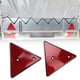 thumbnail image 1 of Paquete de 3 señales de advertencia reflectoras de seguridad, señal de seguridad triangular para vehículos de movimiento lento, reflectante de grado de ingeniería para camiones al aire libre, 1 of 5