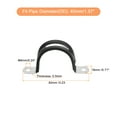 thumbnail image 2 of Uxcell 16Pack 1-9/16" Cable Clamp U Shape Stainless Steel Rubber Cushioned Pipe Strap, 2 of 5