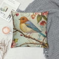 thumbnail image 2 of Creowell Outdoor Bird Decorative Throw Pillowcase, Bird Flower Both Sides Printed Spring Cushion Patio for Home Couch Sofa Decor, 2 of 5
