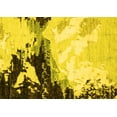 thumbnail image 1 of Ahgly Company Indoor Rectangle Abstract Yellow Modern Area Rugs, 7' x 10', 1 of 4