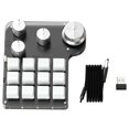 thumbnail image 1 of Mini USB Programming Custom Macro 12 Keys 4 Knobs RGB BT Mechanical Keyboar Gaming Keypad Mechanical Hotswap Macropad B, 1 of 8