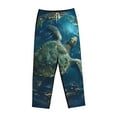 thumbnail image 6 of Fotbe Artistic Turtle Earth Women's Pajama Pants,Sleepwear Pants,Pj Bottoms Drawstring And Pockets-Small, 6 of 7