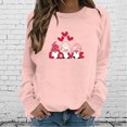 thumbnail image 1 of Meichang Sweatshirts à Col Rond pour Femmes, Sweatshirts de la Saint-Valentin, Hauts de Vacances, Sweatshirts Graphiques Cœur d'Amour, Manches Longues, Cadeaux de la Saint-Valentin, 1 of 4