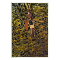 Stupell Industries Patterned Girl with Champagne Food & Beverage Painting Unframed Art Print Wall Art, 10 x 15