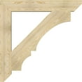 thumbnail image 3 of Ekena Millwork 6"W x 44"D x 44"H Balboa Slat Rough Sawn Bracket, Douglas Fir, 3 of 4