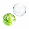 thumbnail image 2 of Gel Squishy Stress Ball with Flower Confetti And, 1-Pack, Green Grape Design, for Kids, Relaxation Toy, 2 of 3