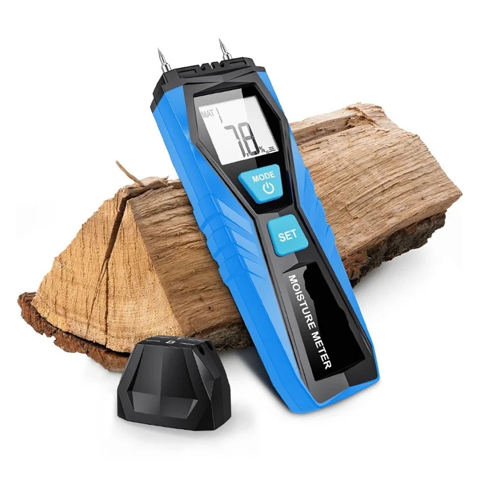 Professional Pin-Type Digital Wood Moisture Tester & Humidity Tester Handheld Moisture Meter