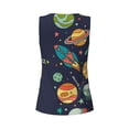 thumbnail image 5 of Lsque Space Printed Workout Tank Tops for Women, Athletic Sports Tank Tops, Compression Sleeveless Dry Fit Shirts,Sleeveless Yoga Shirt-X-Large, 5 of 9
