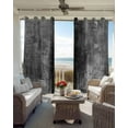 thumbnail image 4 of Grey Oil Painting Blackout Curtains 84 Inches Long for Bedroom, Modern Abstract Graffiti Street Art Thermal Insulated Room Darkening Black Out Window Curtain Panels Grommet Drapes for Living Room, 4 of 8