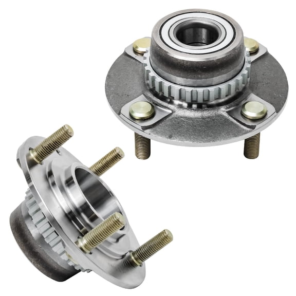 (Both) Rear Wheel Hub and Bearing Assembly for 1995-1996 Hyundai Accent 4 Lug W/ABS (Pair) 512027 x2