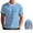 Royal Blue, variant on Clossjun Mens Striped T-Shirt Casual Short Sleeve Daily Wear Shirts Crew Neck Fashion Daily Wear Blouses For Work Out Business Gym Light Green 3XL