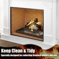 thumbnail image 6 of Fireplace Tray Large Size,Adjustable Ash Pan with Handles for Fireplace Grate Ash Collection,Rectangle Fireplace Pan Extend Length from 22" to 31",Provide a Cleaning Brush, 6 of 8