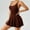 Coffee, variant on ZZwxWA Mini Dresses for Women Trendy Sleeveless Round Neck Tennis Shorts Dress Casual Open Back Workout Athletic Dresses