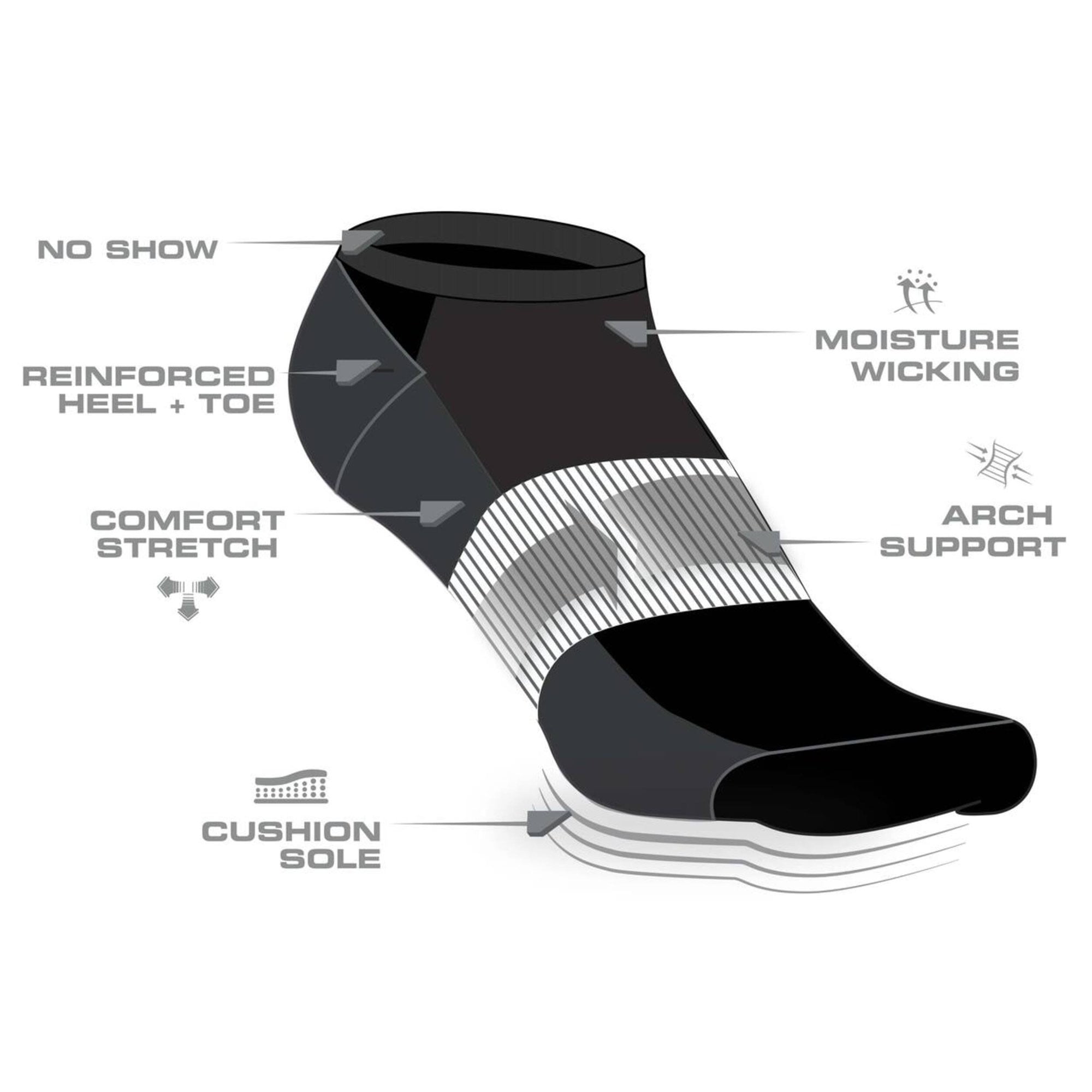 Avia Women's Performance No Show Sock, 10+3 Bonus Pack