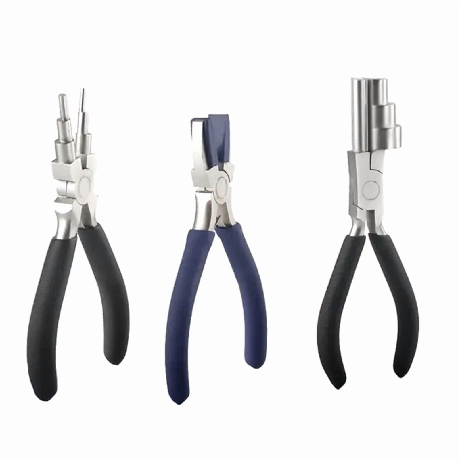 Wire Moulding Pliers Rust-Proof 6-Section Jewelry Pliers Jewelry Hand Tongs Round Nose Pliers
