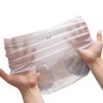 thumbnail image 2 of yunLCZ Women Seamless Hipster Underwear Women'S Solid Color Breathable Light Breathable Refreshing Comfortable Pure Cotton Bottom Triangular Middle Waist Wasit Hipster Brief Panties for Ladies, 2 of 4