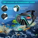 thumbnail image 2 of Equipo de snorkel con máscara, aletas y tubo para adultos, 2 of 7