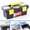 Black, variant on June 50% off, Small Tool Box 10-inch Plastic Tool Boxes Double-LayerTtoolbox With Handle Removable Tray With Double Lock Secured Toolbox For Home