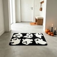 thumbnail image 6 of Miwamany Halloween Velvet Floor Mat, 16x24 Inch Super Soft Plush Door Mat, Non Slip Absorbent Washable Bathroom Rug for Entryway Kitchen, Spooky Indoor Holiday Home Decor Accent, 6 of 6