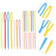 thumbnail image 3 of CUITING 40 Colorful Plastic Sewing Needles for Kids Crafts - 7cm/9cm, 3 of 5