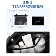 thumbnail image 4 of Bolsa de lona ECOHUB para Spirit Airlines de 30 litros con bolsa húmeda de 45 x 35 x 20 cm, 4 of 9
